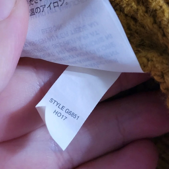 MADEWELL Province Cross-back Pullover Sweater In Savannah Moss Yellow Size XS - Picture 7 of 11